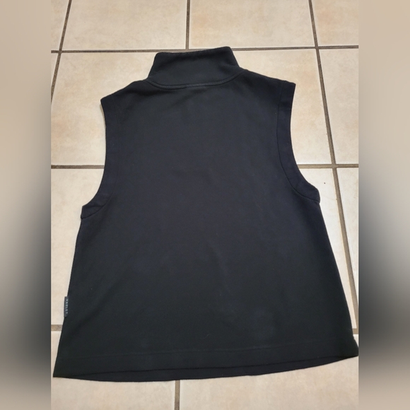 Varley Magnolia Black High-Neck Zip Tank Top - Picture 3 of 6